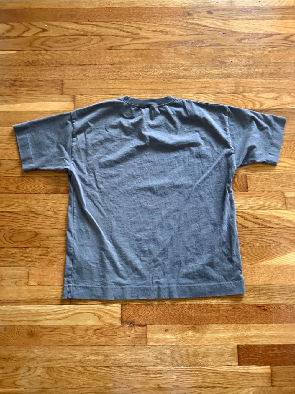 Free People Grayish Purple Two-Piece Lounge Set - Tee and Button-Front Shorts - Picture 5 of 5